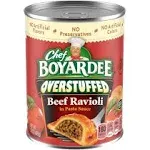 Chef Boyardee Overstuffed Ravioli, Beef - 15 oz