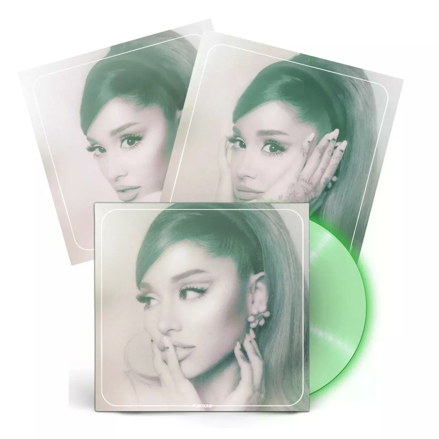 Ariana Grande Positions Exclusive Limited Glow In The Dark Vinyl LP &amp; 2 Posters