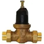 Zurn Wilkins 34-NR3XLDUC 3/4" NR3XL Pressure Reducing Valve with Double Union FNPT Copper Sweat Union Connection