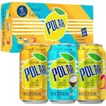 Polar Seltzer'ade Tropical Variety Pack, 12 fl oz Cans, 18 Pack