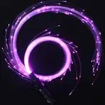 CHINLY LED Fiber Optic Whip Dance Space Whip Super Bright Light 40 Color Effect