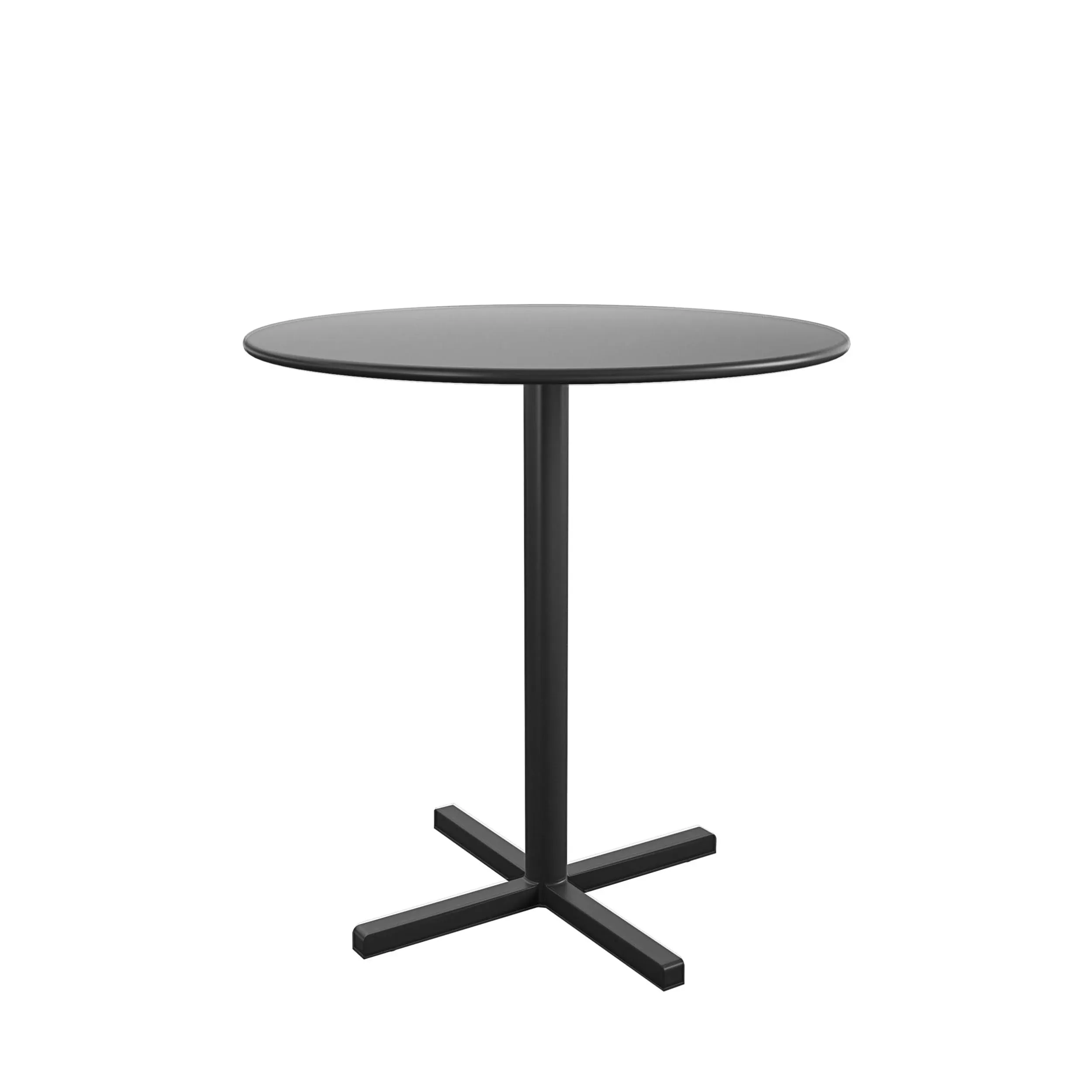 COSCO 24" Round Indoor/Outdoor Steel Bistro Table