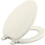 Kohler 20466-0 Stonewood Quiet-Close Elongated Toilet Seat - White