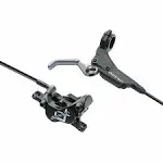 Hayes Dominion A4 Disc Brake and Lever - Rear, Hydraulic, Post Mount, Stealth Black/GrayDisc Brake & Lever