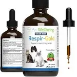 Pet Wellbeing Respir-Gold for Easy Breathing in Cats / 4 oz