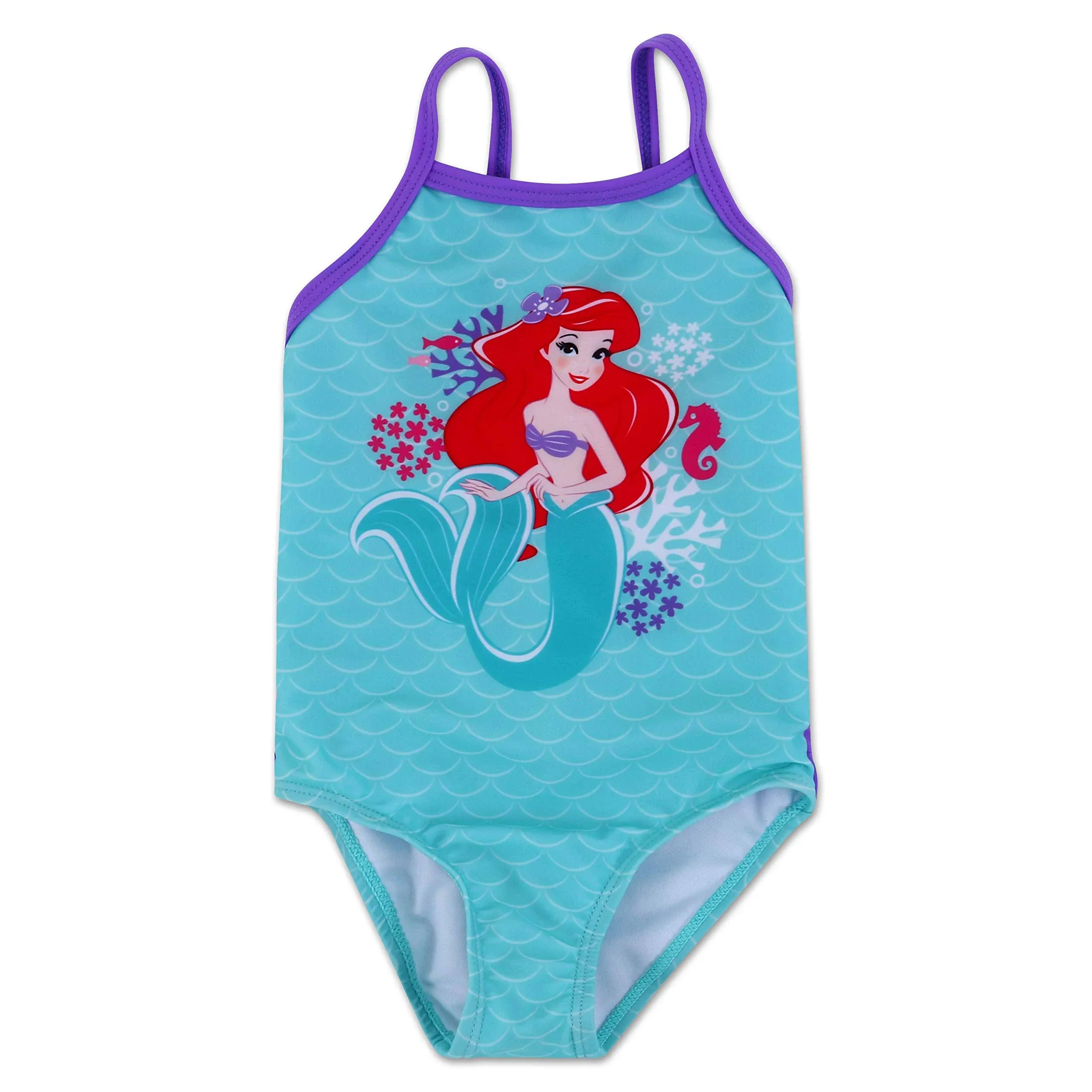 Disney Infant Authentic Character One Piece The Little Mermaid 3-6M Ruffle Ariel