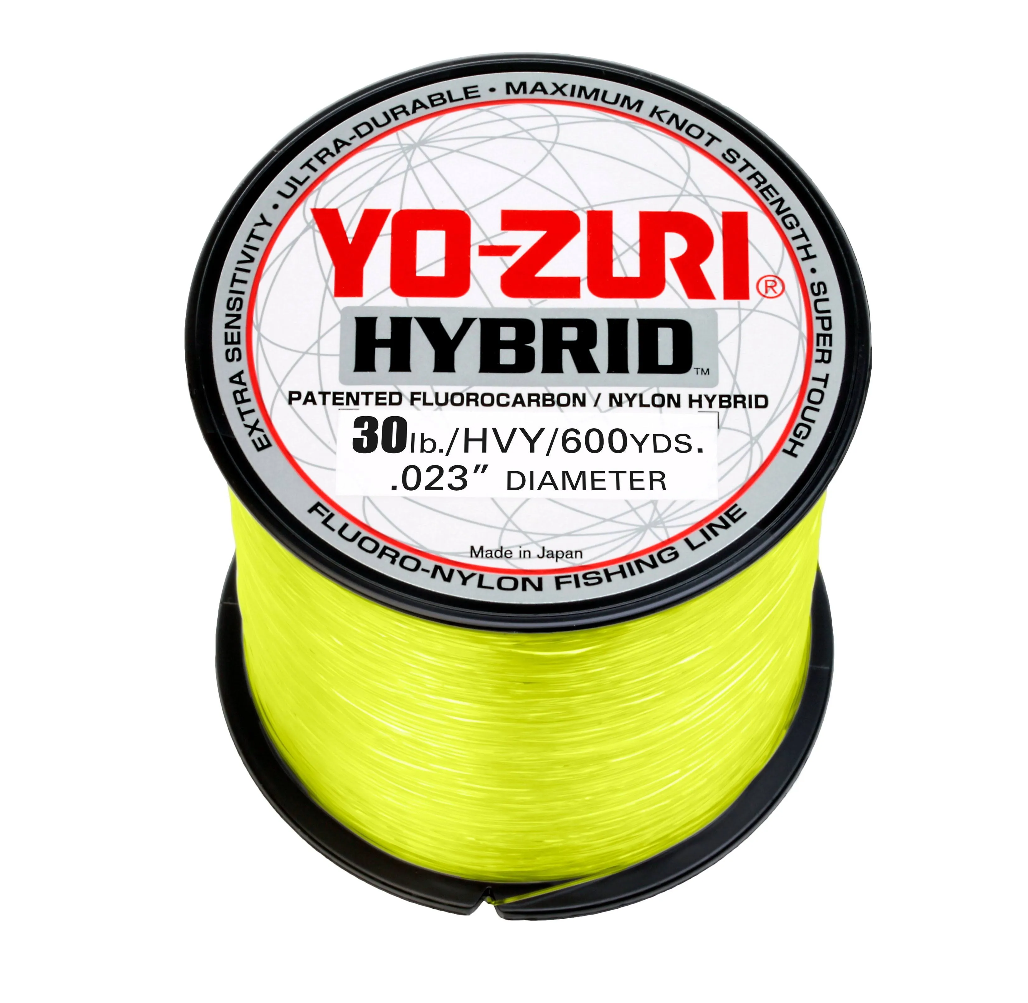 Yo-Zuri Hybrid Hi-Vis Yellow 600 Yards 15 Pound