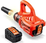 Mighty Force Toddler Leaf Blower: Electronic Modern Pretend and Play Tool 