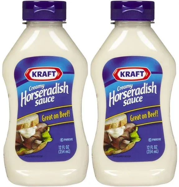 Kraft Creamy Horseradish Sauce, 12 oz, 2 PK