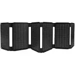 FlexSolar Portable Waterproof 40W Type-C & DC Solar Charger, Black