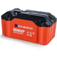 ECO-WORTHY 12V 20Ah Portable LiFePO4 Deep Cycle Rechargeable Battery