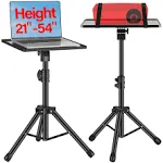  Projector Stand Tripod, Portable Laptop Tripod Stand Height Adjustable from 