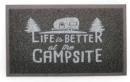 CAMCO Life Is Better at The Campsite Scrub Mat 53200