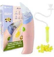 Amplim Battery Operated Baby Nasal Aspirator with Manual and 30 Hygiene Filters