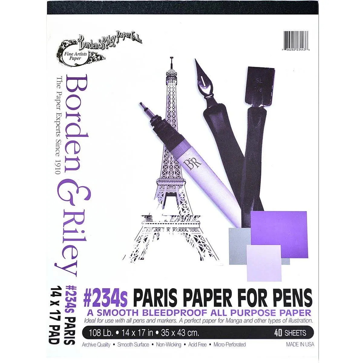 234 Paris Paper, 14x17 Drawing Pad