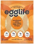 Egglife Egg White Wraps, Southwest Style - 6 wraps, 6 oz