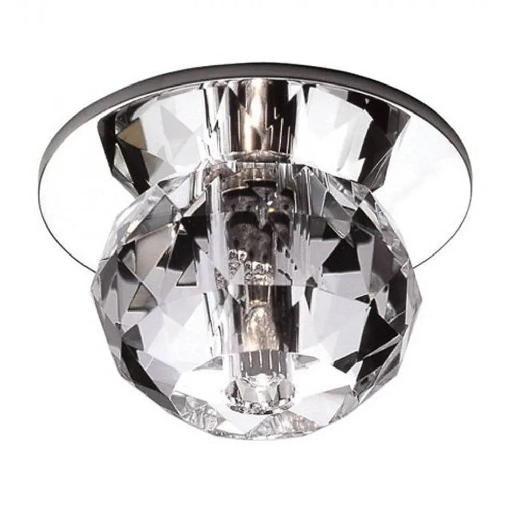 W.A.C. Lighting LED Recessed Beauty Spot in Clear/Chrome from the Beauty Spot collection - DR-363LED-CL/CH