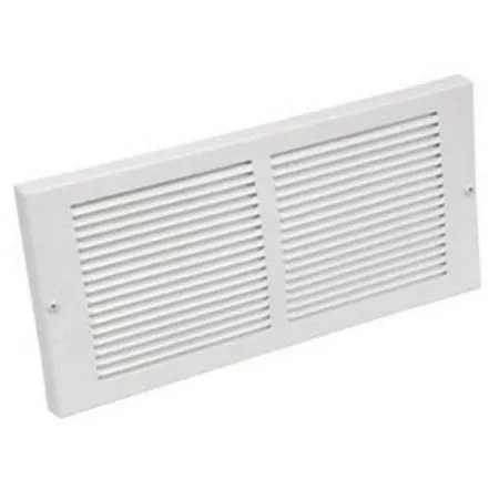 24" Wide x 6" High Imperial White Metal Baseboard Return Air Grille