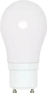 SATCO/NUVO 15A19/GU24/2700K/120V/1PK 15W A19 Compact Fluorescent 2700K 82 CRI GU24 Base 120V (S8225)