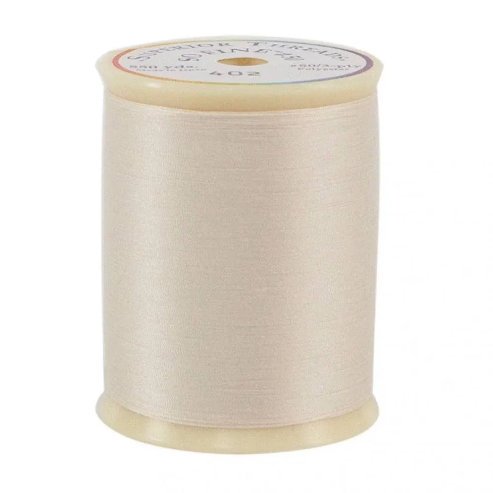 Superior So Fine 50wt Thread #402 Pearl 550yd