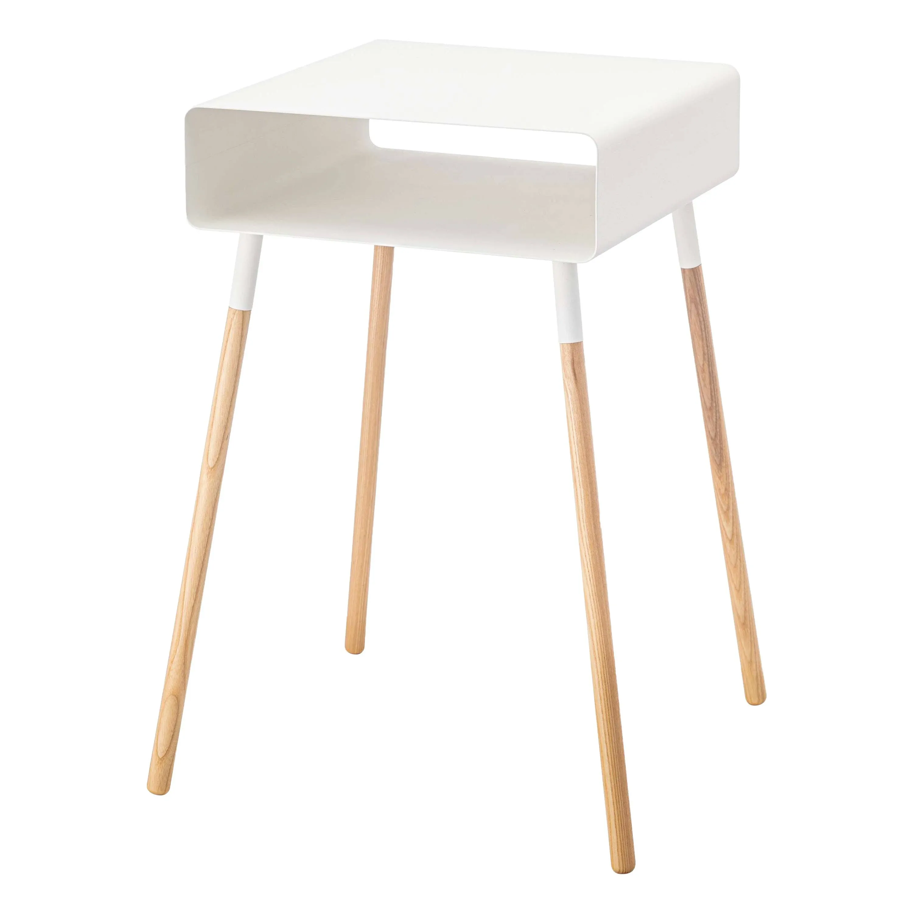 Storage Table - Steel + Wood - Yamazaki Home White