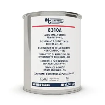 MG Chemicals 8310A-850ML, Conformal Coating Stripper Gel, 28.7oz Can, Case of 2 Cans