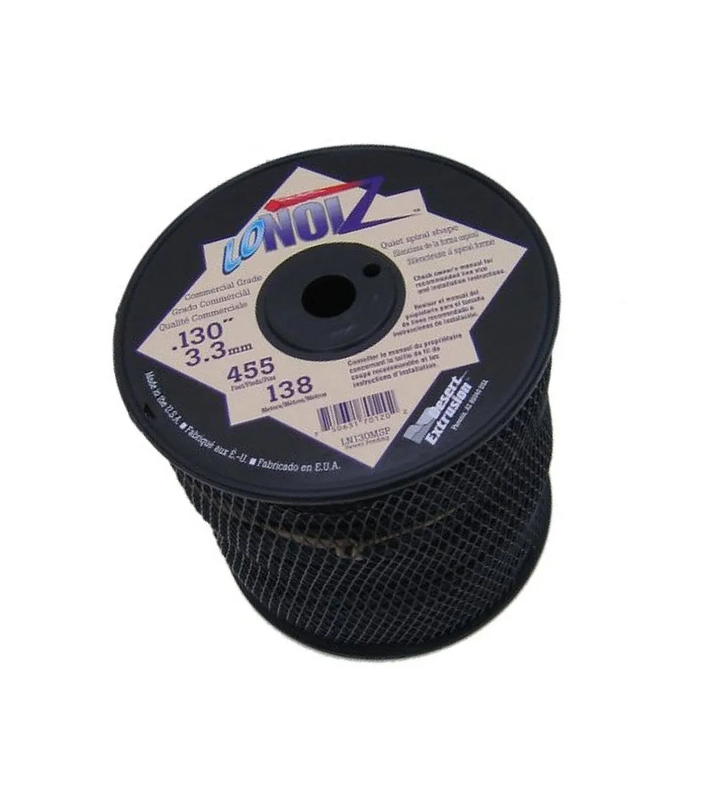 LoNoiz LN130MSP .130&#034; x 455&#039; Commercial String Trimmer Line for Stihl Ryobi Echo