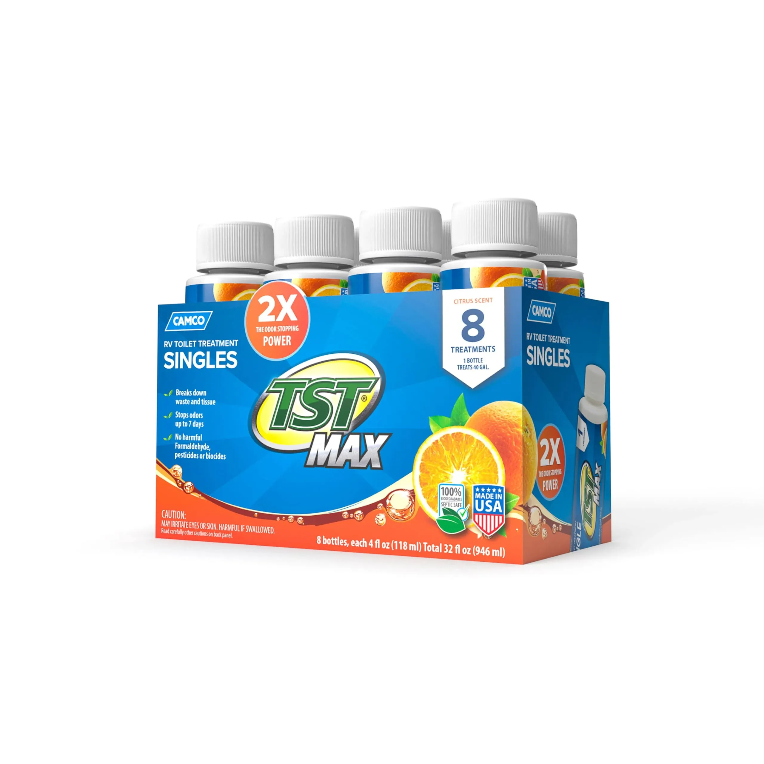 Camco TST Ultra-Concentr<wbr/>ated, 8-Pack (4 oz Bottle),TST Orange,41191