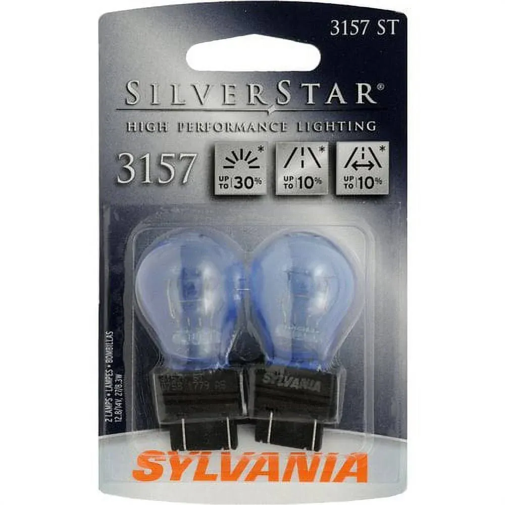 Two (2) Sylvania 3157 Miniature Clear Lamps OEM Original Equipment Manufacture