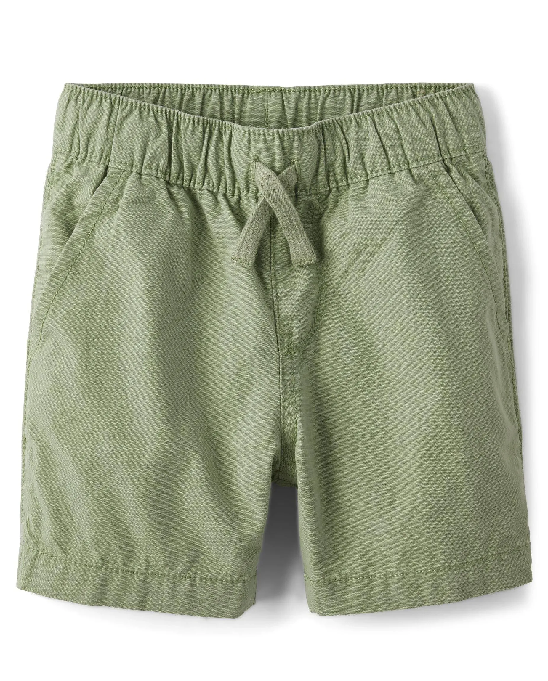 Baby And Toddler Boys Pull On Jogger Shorts - Green