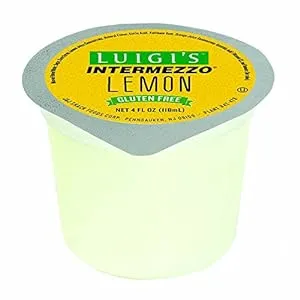 Luigis Intermezzo Lemon Cup, 4 Ounce -- 72 per case.