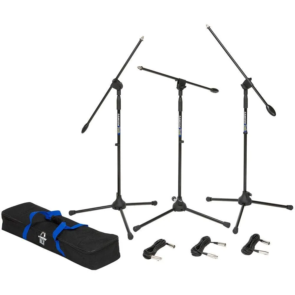 Samson Boom Stand and Cable - 3-Pack - BL3 VP