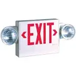 Sure-Lites LPXC Series Exit Sign with LED Emergency Light Heads