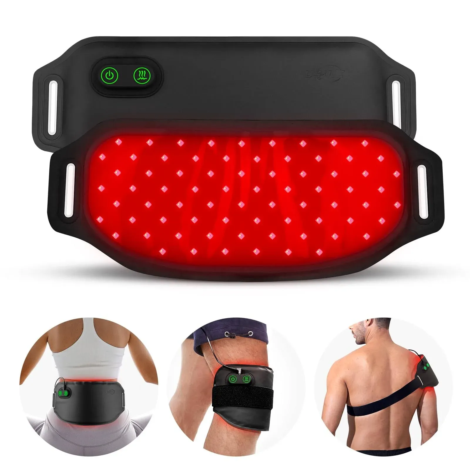 Red Light Therapy & Infrared Light Therapy Belt: Pain Relief, Muscle Soothing, Suitable for Various Body Parts - Infrared & Red Light Therapy for Body