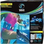 Sunlite Sports Water Workout Combo Set, High Density Water Weight, Swim Belt, Soft Padded, Water Aerobics, Aqua Therapy, Pool Fitness, Water Exercise