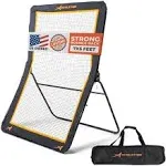 ACELETIQS Lacrosse Rebounder for Backyard 5x7 Feet Baseball Rebounder Volleyball Rebounder - Lacrosse Ball Pitchback, Throwback, Bounce Back Training