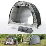 Bike Cover Storage Tent, Foldable Outdoor Bike Tent for Bikes, Garden Tools, Lawn Mover, Waterproof Storage Tent