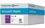 Springhill Digital Vellum Bristol Color Cover, 67 lb Bristol Weight, 8.5 x 11, Pink, 250/Pack