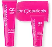 Tanceuticals Body + Face CC Self Tanning Kit, Ultra Dark