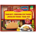 Fill &amp; Fold Taco &amp; Tortilla Set, 43 Pieces – Sliceable Wooden Mexican Play Food