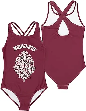 Harry Potter Girls Hogwarts Hedwig Swimsuit