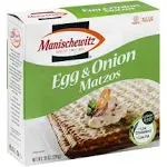 Manischewitz Matzos, Egg & Onion - 10 oz