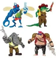 Turtles Mutant Mayhem Movie Mutant Basic Figure Bundle