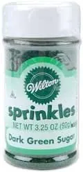 Sugar Sprinkles 3.25oz-Dark Green6