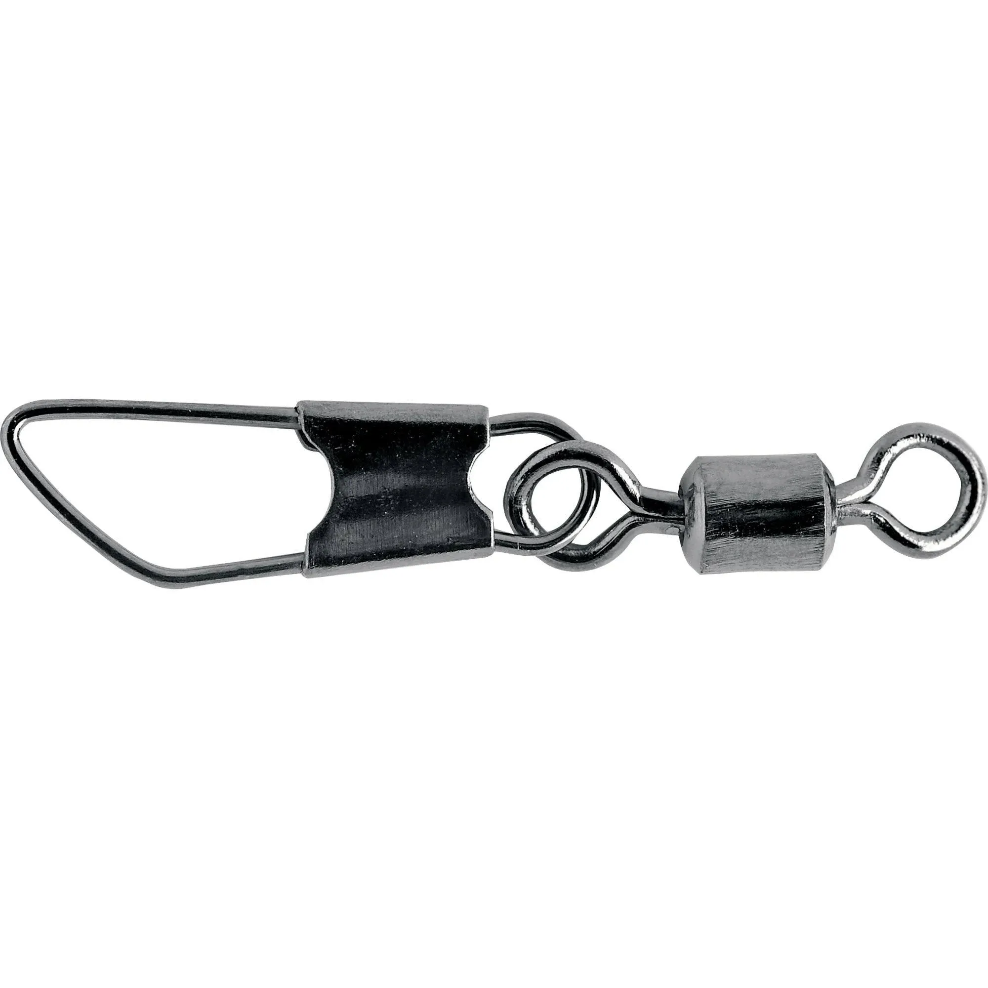 G Pucci Black Rolling Swivels with Safety Snap