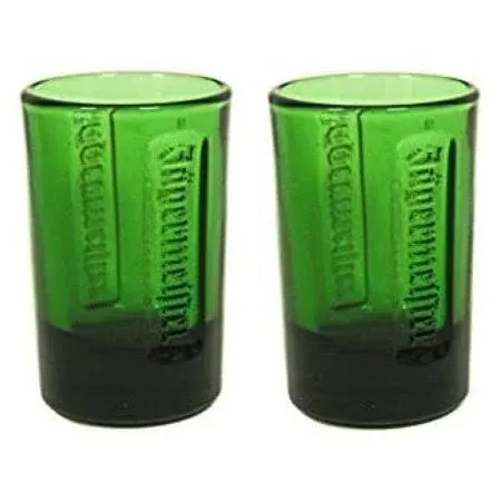 NEW Jagermeister Shot Glass Green 2PK