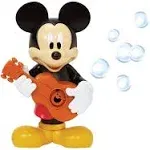 Little Kids Disney Mickey Mouse Action Bubble Blower Machine, Includes Bubble Solution, Multi