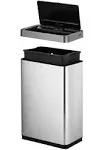 EKO Mirage-X 47 Liter / 12.4 Gallon Touchless Rectangular Motion Sensor Trash