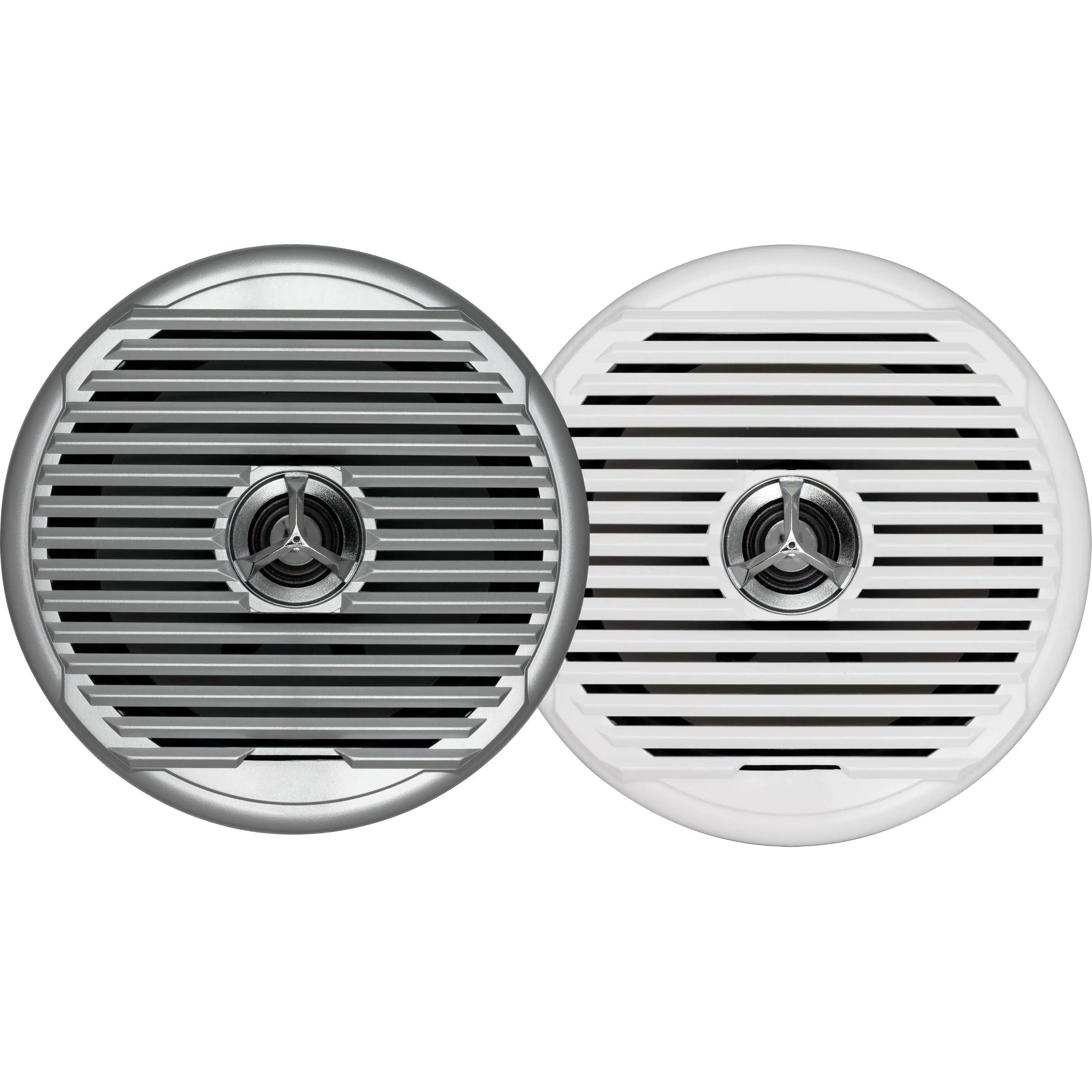 JENSEN MSX65R 65 High Performance Coaxial Speaker - (Pair) White/Silver Grills Jensen-MSX65R