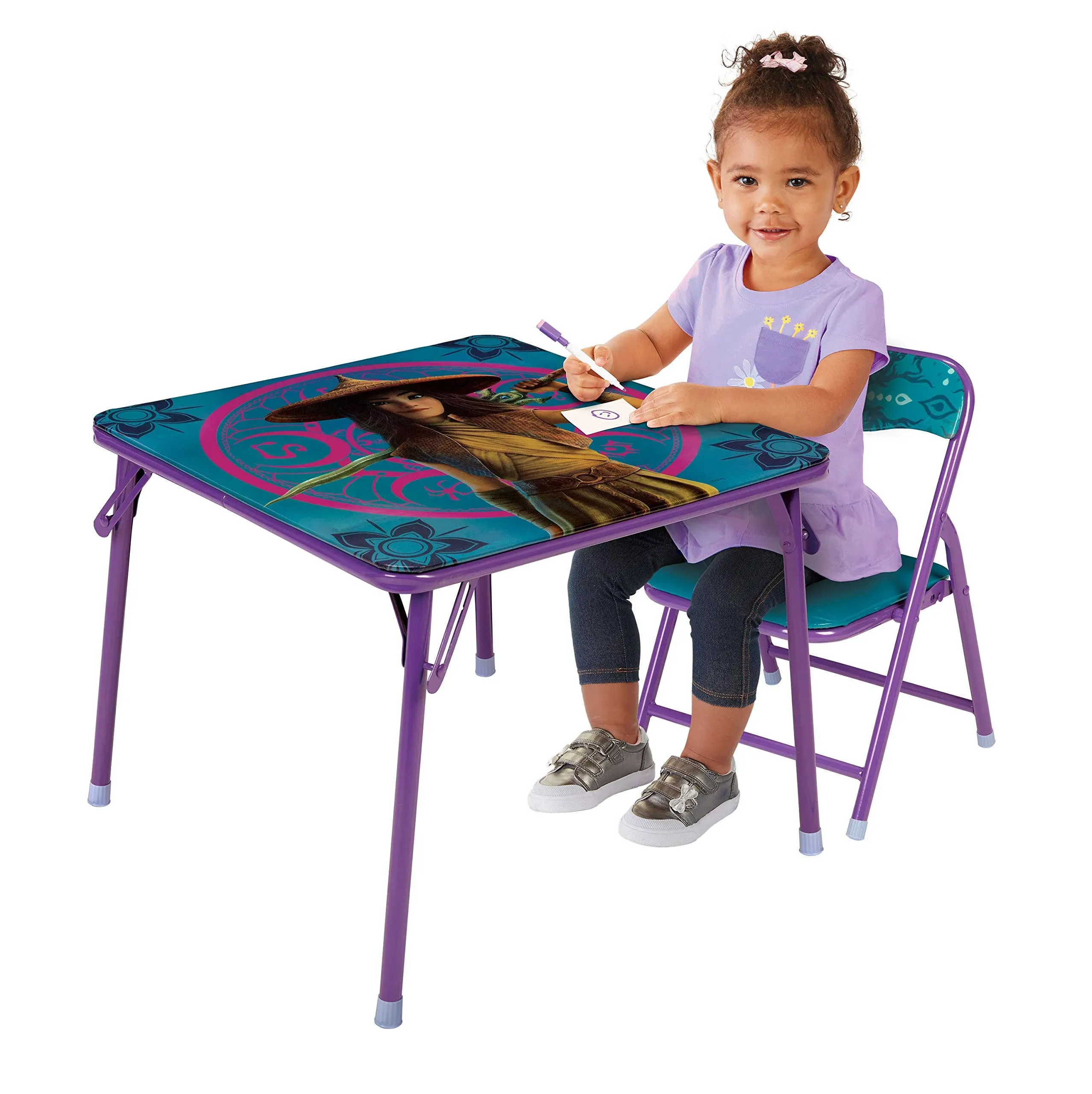 Raya And The Last Dragon Activity Table with 1 Chair Age Group 2-5 Child